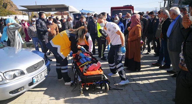 Pazara giden küçük kıza otomobil çarptı