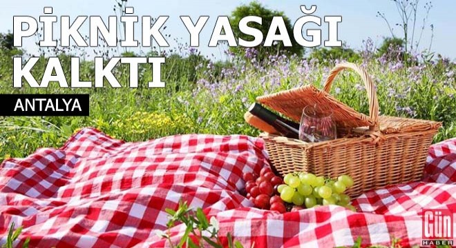 Piknik yasağı kalktı