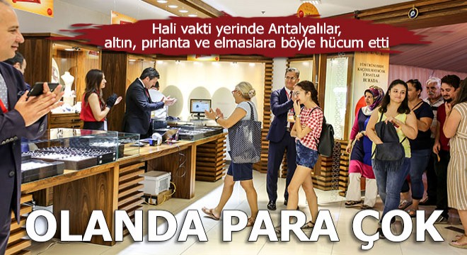 Pırlanta ve elmaslar, halk gününde maliyetine satışta