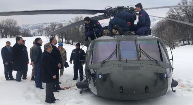 Polis helikopteri zorunlu iniş yaptı