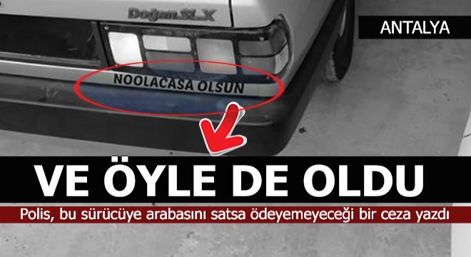 Polis öyle bir ceza yazdı ki...