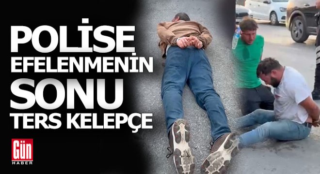 Polise efelenmenin sonu; ters kelepçe