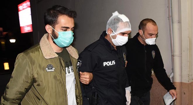 Polise taşlarla saldıran 5 şüpheli, adli kontrolle serbest