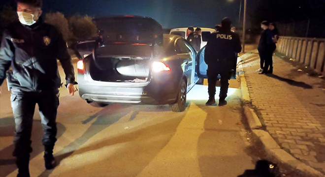 Polisin 'dur' ihtarına uymayan alkollü sürücü, yakalandı
