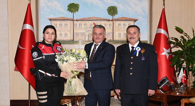 Polisten Vali Yazıcı'ya ziyaret