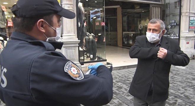 Polisten vatandaşa koronavirüs uyarısı