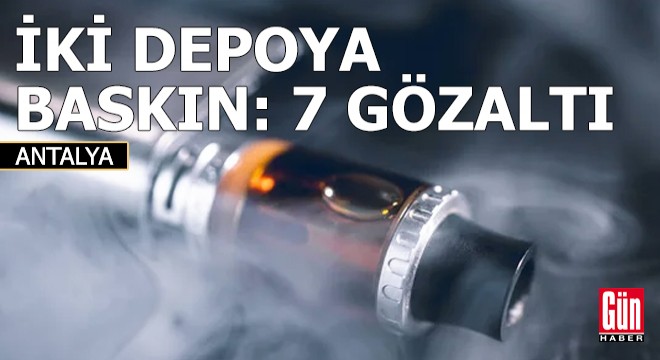 Polisten iki depoya baskın: 7 gözaltı