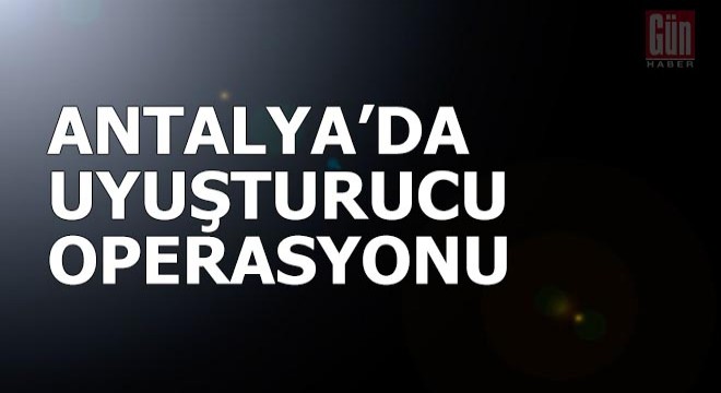 Polisten uyuşturucu operasyonu