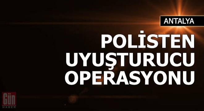 Polisten uyuşturucu operasyonu