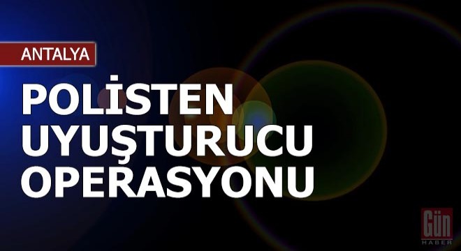 Polisten uyuşturucu operasyonu