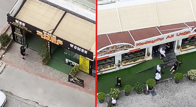 Pompalı saldırıyı baştan sona kaydetti