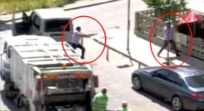 Pompalı tüfekli saldırı, cep telefonuyla görüntülendi