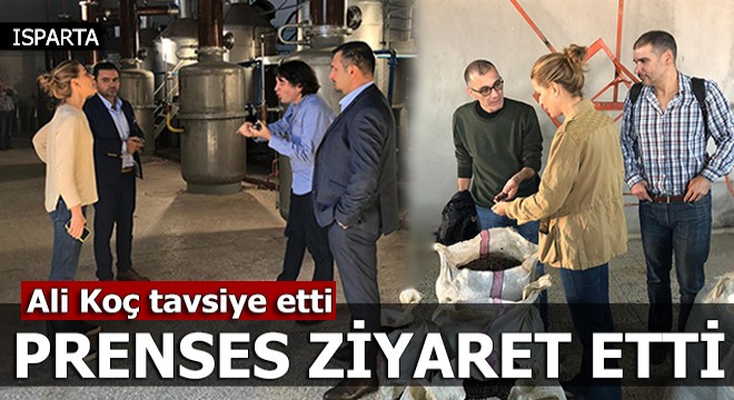 Prenses Tatiana Isparta yı ziyaret etti