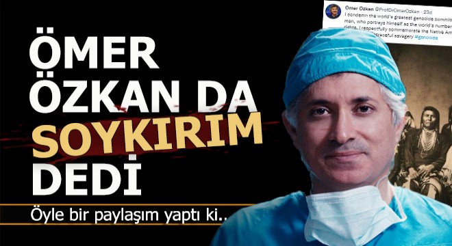 Prof. Dr. Ömer Özkan'dan kapak olacak paylaşım