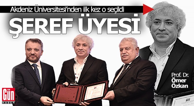 Prof. Dr. Ömer Özkan a TÜBA dan büyük onur