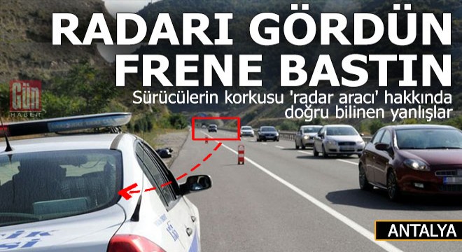 Radarı görür görmez frene basmak cezadan kurtarıyor mu?