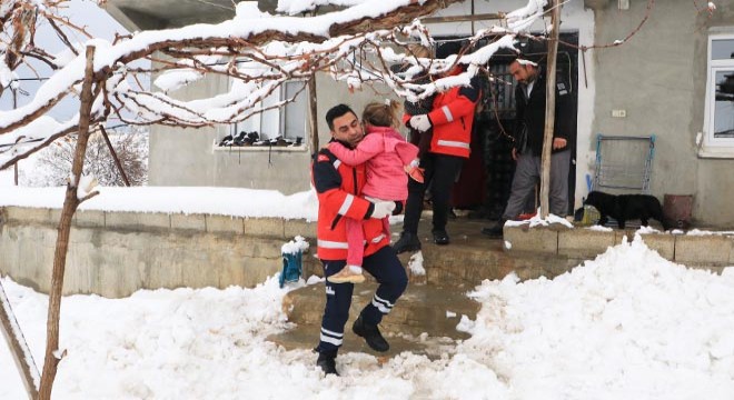 Rahatsızlanan ikizler için UMKE seferber oldu