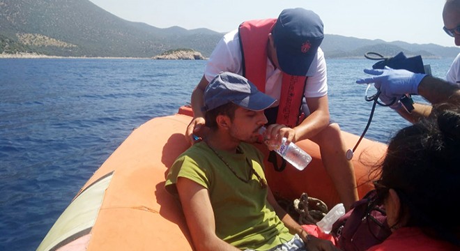Rahatsızlanan tatilciye acil müdahale