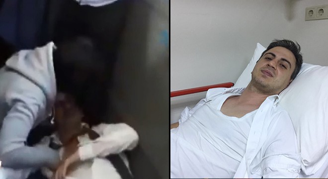 Rahatsızlanan yolcu, halk otobüsüyle hastaneye götürüldü