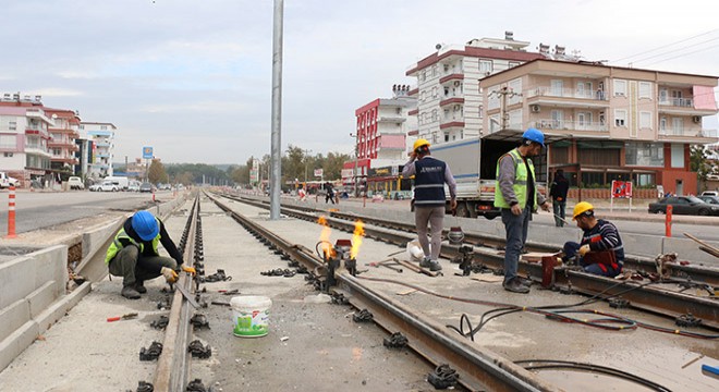 Raylı sistemde kaynak çalışmaları başladı