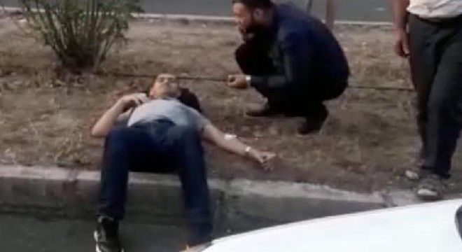 Refüje çarpan otomobil, karşı şeride geçti: 6 yaralı