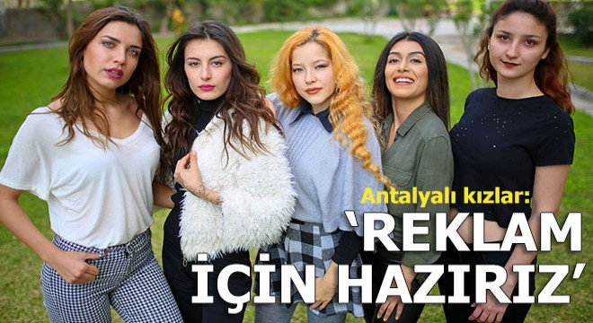 Reklam çekimine hazırlanıyorlar