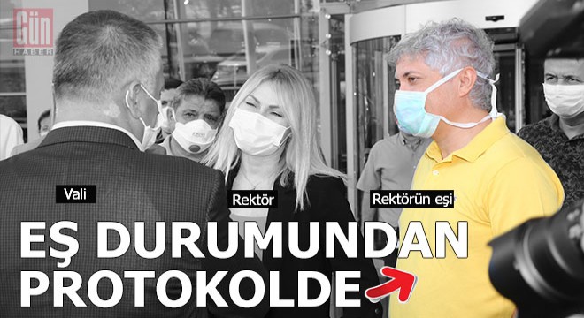 Rektör seçildikten sonra ilk kez aynı kareye girdiler