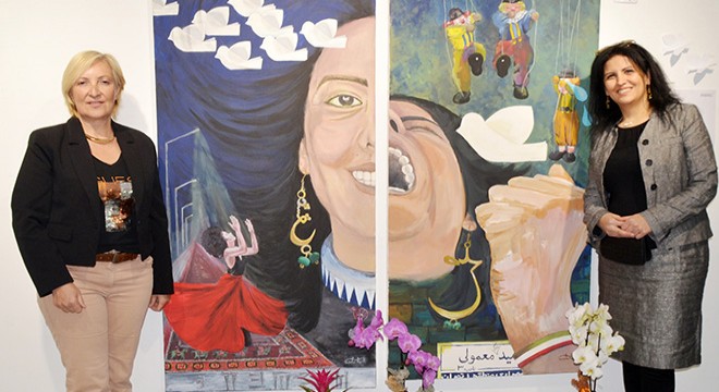 Ressam Majdabadi'den İranlı kadınların çığlığı