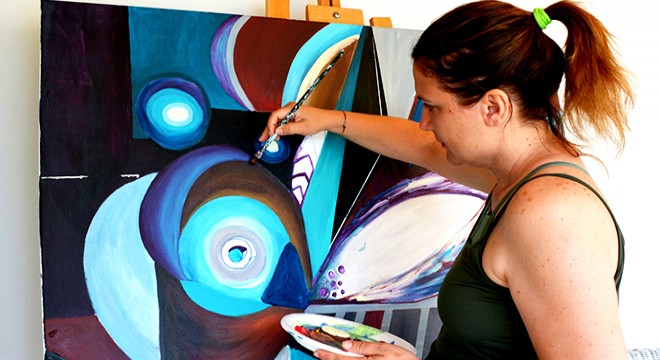 Ressamlar sanat çalıştayında bir araya geldi