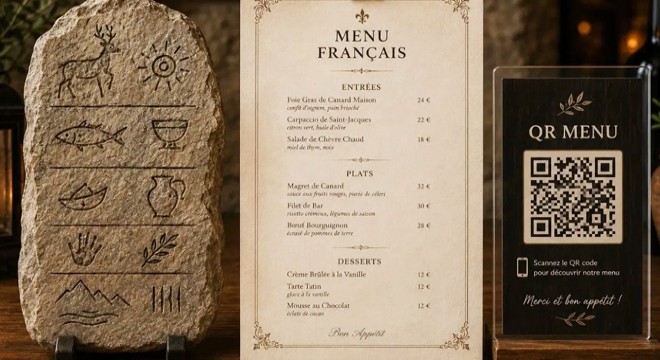 Restoran menülerinin bilinmeyen tarihi