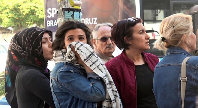 Restoranın bacasında çıkan yangın korkuttu
