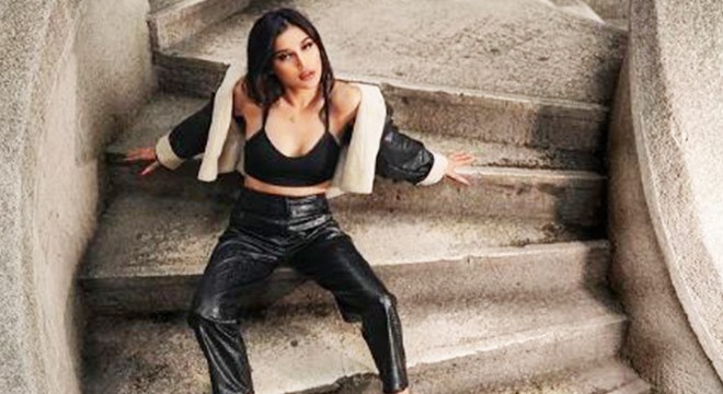Rezidansın balkonundan ateş eden model kadın yakalandı