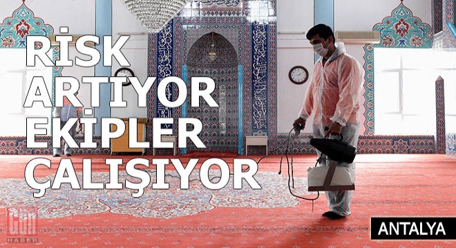 Risk artıyor ekipler çalışıyor