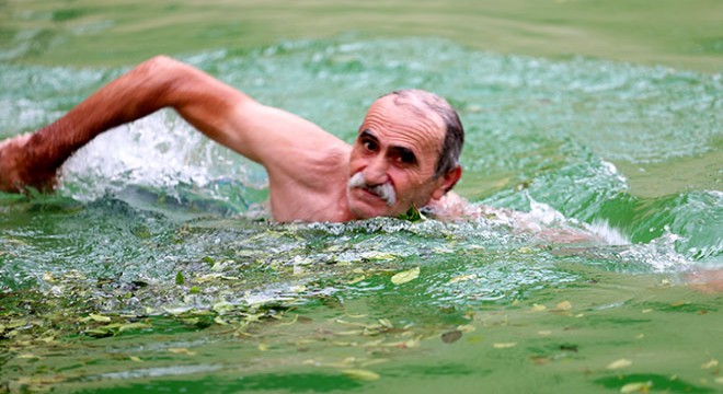 Rize'de doğada termal suyla fizik tedavi