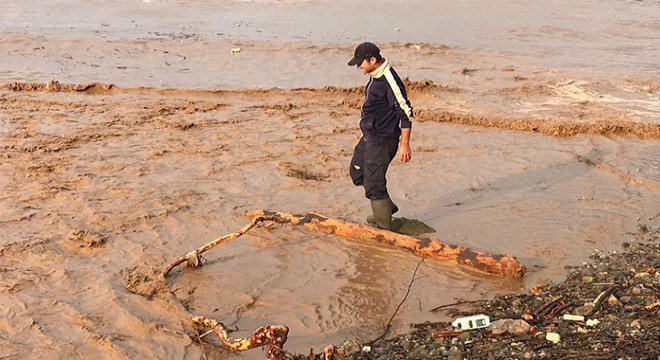 Rize'de şiddetli yağış etkili oluyor