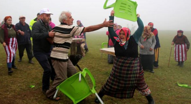 Yaylada kavga çıktı, çadır ateşe verildi
