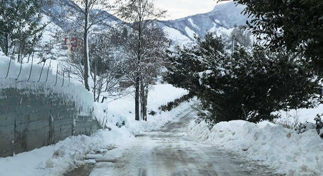 Rize’de eğitime kar engeli