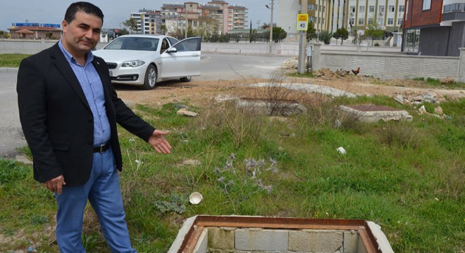 Rögar kapaklarının çalınması muhtarı isyan ettirdi