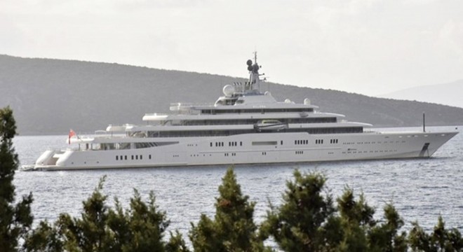 Rus milyarder Abramoviç'in yatı Marmaris'te