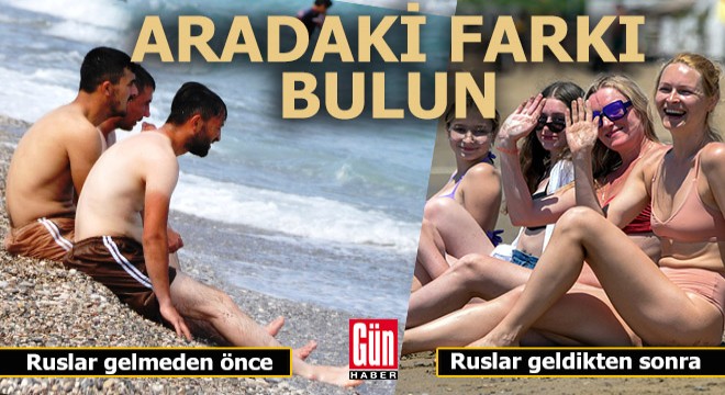 Ruslar geldi plajlar, havuzlar şenlendi