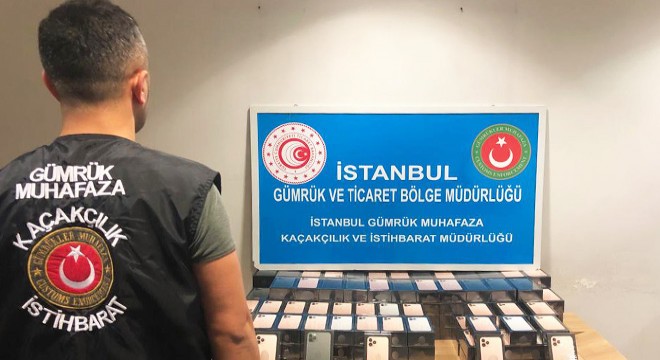 Sabiha Gökçen Havalimanı'nda milyonluk kaçak telefon operasyonu