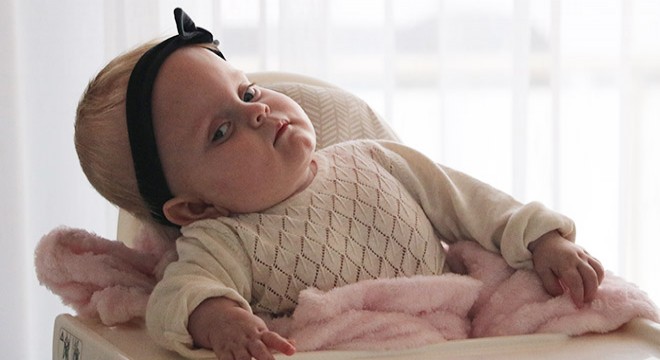 Sağlık Bakanlığı'nın sahip çıktığı Alicia bebek, 1 yaşına girdi