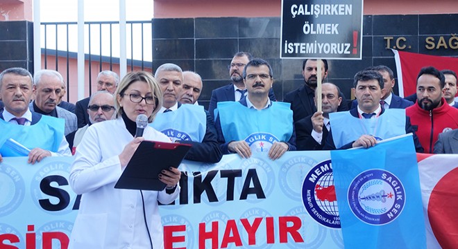 Sağlık çalışanlarından 'doktora darp' olayına kınama