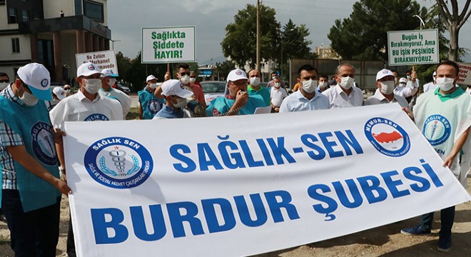 Sağlık çalışanlarından 'maskeli' açıklama