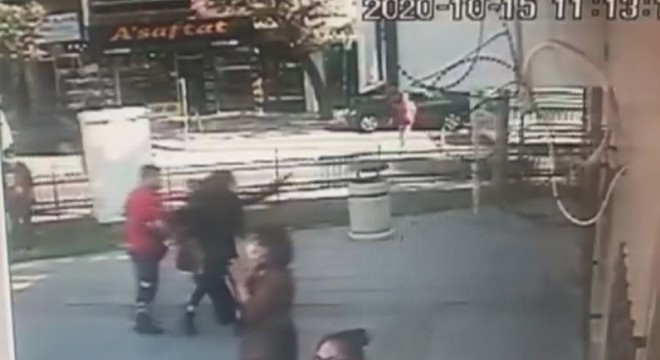 Sağlık merkezine saldırı anı kamerada
