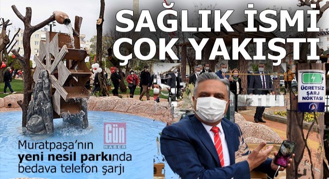 Sağlık Emekçileri Parkı açıldı