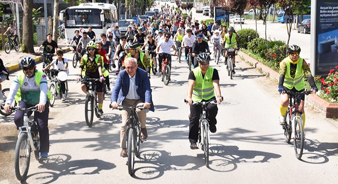 Sağlık için pedalladılar