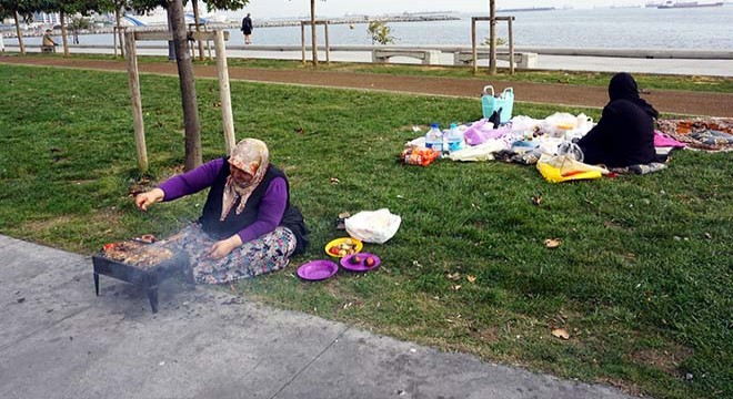 Sahilde mangal yasağı tartışması