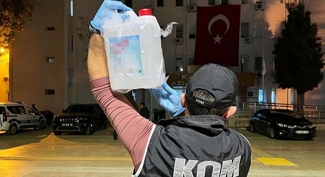 Sahte etil alkol operasyonunda 1 tutuklama