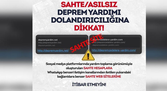Sahte hesaplarla yardım toplayan 20 şüpheliye işlem